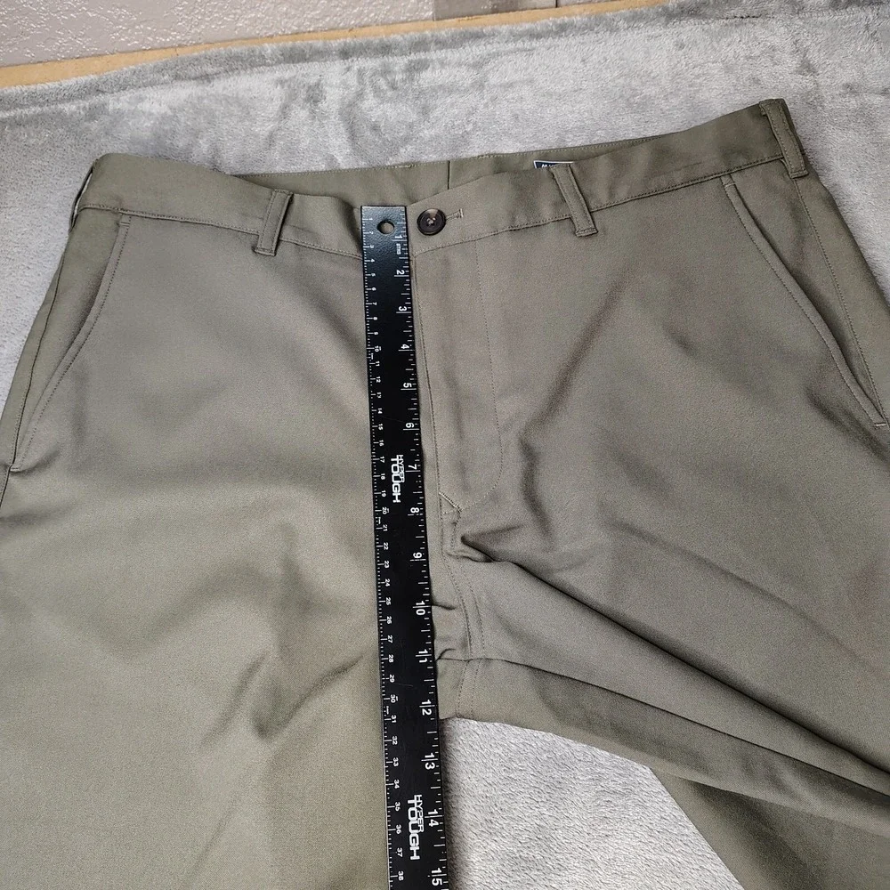 Mizzen Main Pants Men 36x32 Green Baron Chino Golf Performance Straight Athletic - Picture 9 of 14